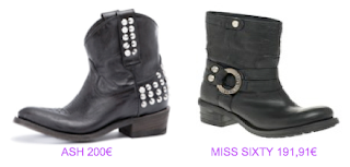 Botines estilo cowboy 4 Ash vs Miss Sixty